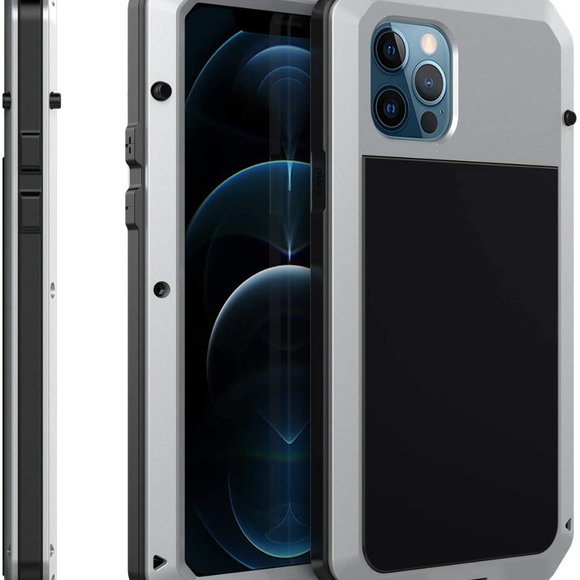Shockproof Metal Case for iPhone 11 PRO MAX Gorilla Heavy Duty 360 Cover Silver - Picture 4 of 12